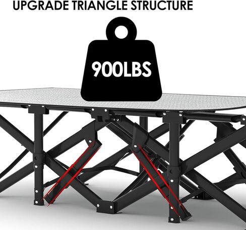 IKARE Folding Camping Cot for Adults,Extra Wide Sleeping Cot with Carry Bag,Oversized Camping Bed Support 900Lbs Portable for Outdoor Camping/Office/Home in Kuwait