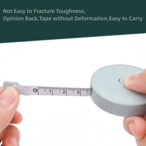 6 حزمة شريط قياس شريط قياس لقياسات الجسم النسيج الخياطة خياط القماش الحياكة الحرفية قياسات فقدان الوزن قابل للسحب 60 بوصة 1.5 متر، زر صغير مزدوج الجوانب شريط قياس in Kuwait