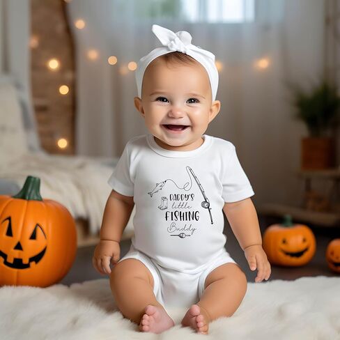 إعلان الحمل الخاص بـ Daddy’s Future Golfing Buddy يكشف عن بدلة رياضية في المستقبل هدية لاعب الجولف من Papa's Golfing Buddy Romper (6-12 شهرًا، Papa Golfing Buddy مطبوع بأكمام قصيرة) in Kuwait