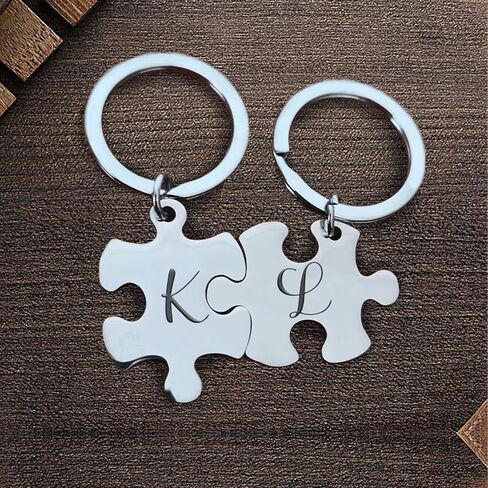 6Pcs Blank Stamping Tags,Blank Matching Puzzle Necklace,Engraving Blank Name Tags Metal Stainless Steel Laser Engravable Patterns as Pet Tags,Key Tags,Dog Tags in Kuwait