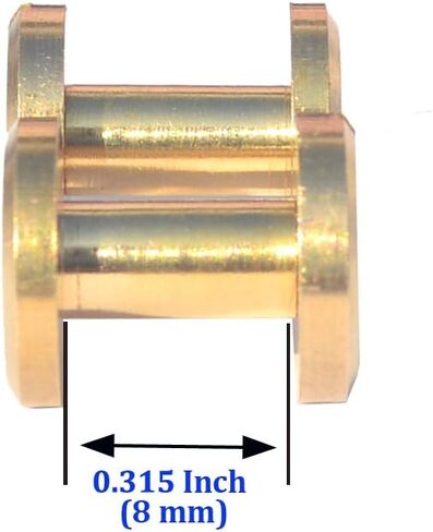 DGOL 12 Pairs Brass Backscrews with Hole Punch Golden Leather Fasteners Sturdy Binding Rivets Belt Strap Collar Back Screws Length (0.158 inch) in Saudi Arabia