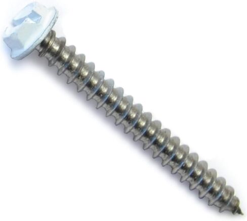014973187040 براغي معدنية سداسية الرأس بيضاء، 8 × 1-1/2، قطعة-15 in Saudi Arabia