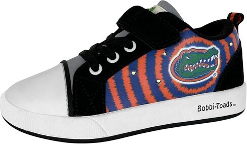 حذاء رياضي مضاء من جامعة Bobbi-Toads في فلوريدا مع التميمة ألبرت (طفل صغير/طفل صغير) باللونين الأزرق والبرتقالي in Kuwait