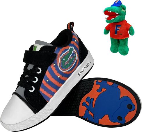 حذاء رياضي مضاء من جامعة Bobbi-Toads في فلوريدا مع التميمة ألبرت (طفل صغير/طفل صغير) باللونين الأزرق والبرتقالي in Kuwait