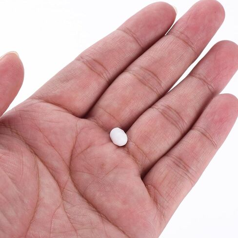 MECCANIXITY Magnetic Stirrer Mixer Stir Bar Rod 10mm(0.39") x6mm Cylinder Shape PTFE Coating Magnet White for Laboratory 10Pcs in Kuwait