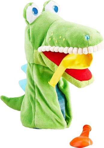 HABA Glove Puppet Eat it Up Croco - Hand Puppet with Belly Bag to Eat Small Objects in Saudi Arabia