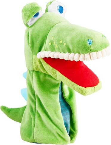 HABA Glove Puppet Eat it Up Croco - Hand Puppet with Belly Bag to Eat Small Objects in Saudi Arabia