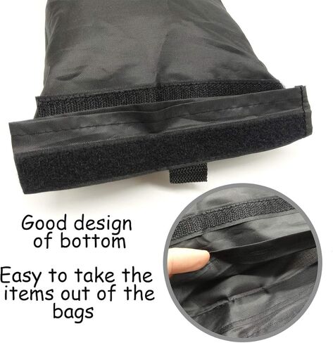 TIHOOD 4PCS Detachable Trash Bag Hanging Back Seat Car Garbage Bag for Outdoor Traveling Home Use Car Storage in Saudi Arabia