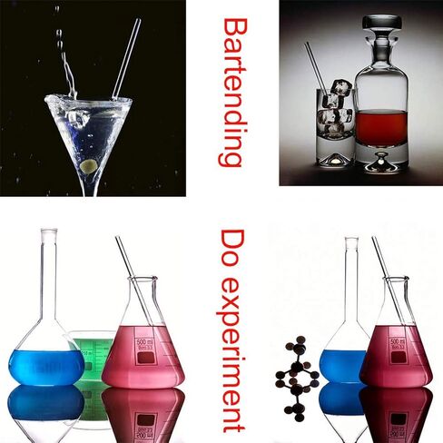 ماصات زجاجية، ZEEROQOLAB 6 قطع ماصات مختبرية زجاجية متدرجة 0.5 مل، 1 مل، 2 مل، 3 مل، 5 مل، 10 مل، مع قطعتين من أسطوانة زجاجية متدرجة 5 مل، 10 مل، قطعتين فرشاة قطارة وقطعتين من عصي التقليب الزجاجية in Kuwait