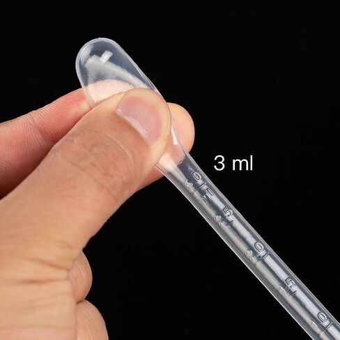 90pcs 3ml Disposable Transfer Pipettes Essential Oils Pipettes Graduated Calibrated Dropping Pipettes for Scientific Lab Painting DIY Makeup Tool Pipettes Eye Dropper in Saudi Arabia