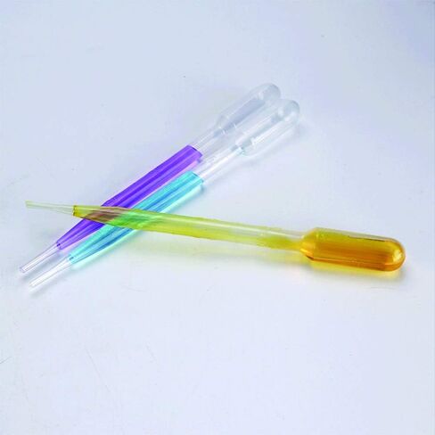 90pcs 3ml Disposable Transfer Pipettes Essential Oils Pipettes Graduated Calibrated Dropping Pipettes for Scientific Lab Painting DIY Makeup Tool Pipettes Eye Dropper in Saudi Arabia
