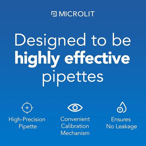 Nero Ergonomic Micropipette, Single Channel Pipettors with Adjustable Volume, Accurate and Calibrated Lab Pipettes, Fully Autoclavable Pipettor, (1-10ml) in Kuwait