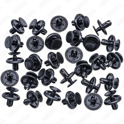 Rexka 20pcs Engine Splash Shield Fender Liner Trunk Lid Trim Under Cover Push-in Style Retainer Clip 90467-07201 for Toyota Lexus 4Runner Avalon Camry Corolla Highlander Matrix RAV4 Sequoia Tundra in Kuwait
