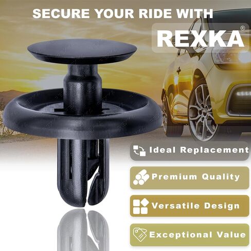 Rexka 20pcs Engine Splash Shield Fender Liner Trunk Lid Trim Under Cover Push-in Style Retainer Clip 90467-07201 for Toyota Lexus 4Runner Avalon Camry Corolla Highlander Matrix RAV4 Sequoia Tundra in Kuwait
