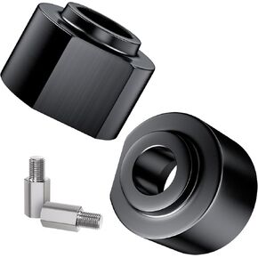 EVIL ENERGY 2" Front Leveling Lift Kit Compatible with 1981-1996 F150 2WD, 1999-2020 F250 F350 Super Duty 2WD, 2000-2005 Excursion 2WD, 2 inch Strut Spring Spacers with 3/4" Stud Extenders Black in Kuwait