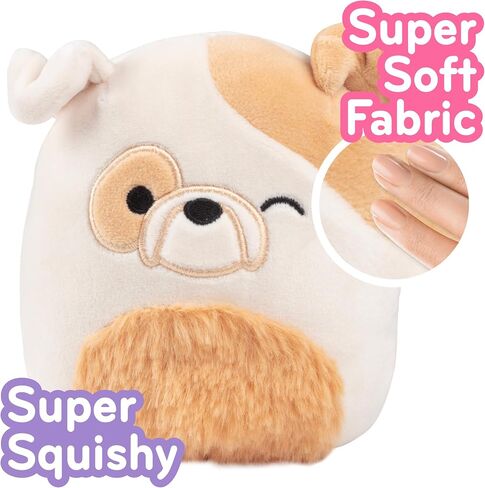 Squishmallows 5-Inch Mini Plush 5-Pack - Snuggle Collection- All Different, Official Jazwares Plush- Collectible Squishy Soft Stuffed Animals Toy- Add to Your Squad- Gift for Kids, Girls & Boys in Saudi Arabia