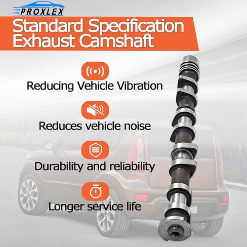 Exhaust Camshaft Fit for Hyundai Accent 1.6L 2011-2017 for Veloster 2011-2014 for Kia Rio 1.6L 2012-2017 for Kia Soul 2012-2013 Replaces# 242002B665 242002B600 in Saudi Arabia