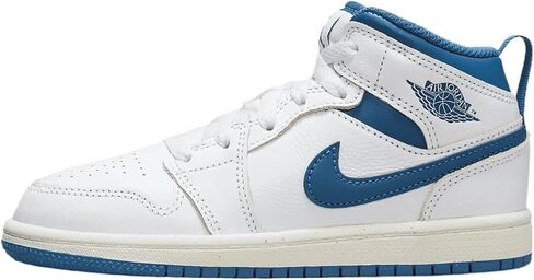 Jordan 1 Mid Little Kids' Shoes (DQ8424-061, Black/Gym Red/White) Size 13 in Saudi Arabia