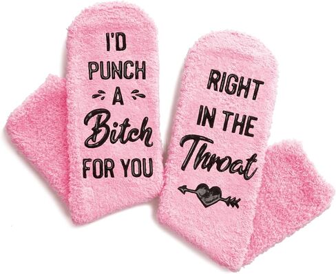 HAPPYPOP Breast Cancer Socks for Women - Chemo Survivor Comfort Gifts For Cancer Patients in Saudi Arabia