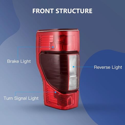 ECCPP Tail Light Assembly for Ford Explorer 2016-2019 Side Prastenger (عدسة حمراء الإسكان السوداء) in Kuwait