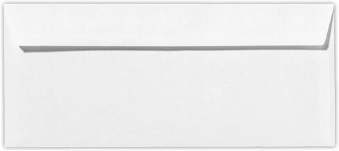 Luxpaper #10 أعمال مزدوجة النافذة الأظرف | لون الأمن | 4 1/8 "x 9 1/2" | أبيض | 24 رطل. نص | 250 كتي in Kuwait