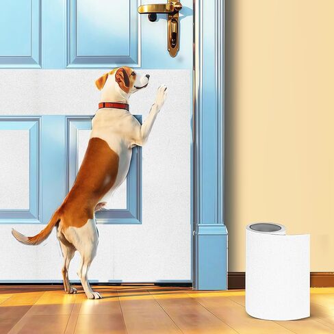 Pet Nail Self Adhesive Replacement Emery Paper, Eases Dog Nail Trimming Anxiety, Suitable for Doors and Walls(10in*13ft, Black) in Kuwait