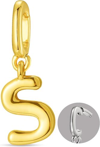OVRUNS Initial Charm for Women,Letter Bracelet Necklace Charms Alphabet Pendant Charms With Clasp in Kuwait