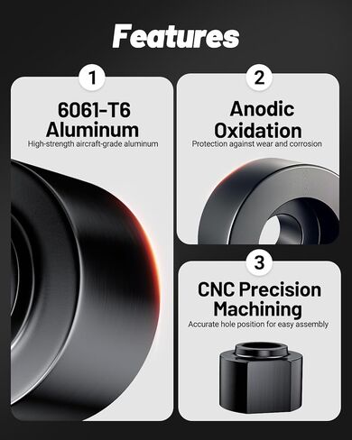 EVIL ENERGY 2" Front Leveling Lift Kit Compatible with 1981-1996 F150 2WD, 1999-2020 F250 F350 Super Duty 2WD, 2000-2005 Excursion 2WD, 2 inch Strut Spring Spacers with 3/4" Stud Extenders Black in Kuwait
