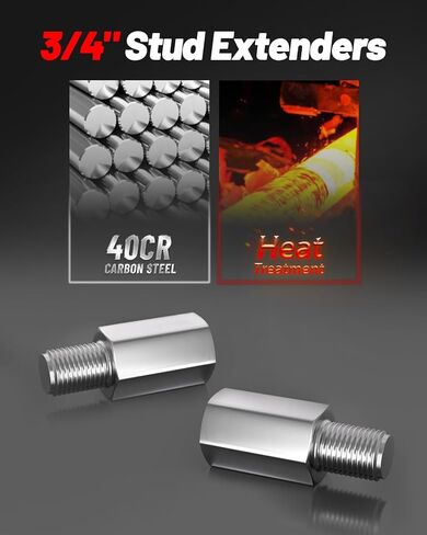 EVIL ENERGY 2" Front Leveling Lift Kit Compatible with 1981-1996 F150 2WD, 1999-2020 F250 F350 Super Duty 2WD, 2000-2005 Excursion 2WD, 2 inch Strut Spring Spacers with 3/4" Stud Extenders Black in Kuwait