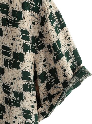 Mens Hawaiian Shirts Short Sleeve Casual Button Down Summer Shirts Floral Beach Vacation Tropical Shirts in Kuwait