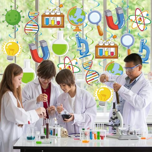 40Pcs Birthday Hanging Swirl Decorations, Colorful Cupcake Balloons Hat Sign Swirl Decor Happy Birthday Hanging Ornaments for Boy Girl Kid Party Supplies in Kuwait