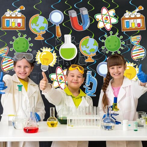 40Pcs Birthday Hanging Swirl Decorations, Colorful Cupcake Balloons Hat Sign Swirl Decor Happy Birthday Hanging Ornaments for Boy Girl Kid Party Supplies in Kuwait