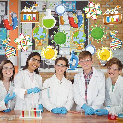 40Pcs Birthday Hanging Swirl Decorations, Colorful Cupcake Balloons Hat Sign Swirl Decor Happy Birthday Hanging Ornaments for Boy Girl Kid Party Supplies in Kuwait