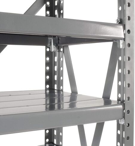 Global Industrial 13 رف الصلب رفوف مع (72) 4 بوصة صناديق الجرف البلاستيكية ، الأزرق ، 36x12x72 in Kuwait