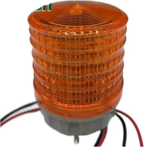 12V 24V 110V 220V إشارة صفراء صغيرة وميض دائمًا على ثلاثة أوضاع مصباح LED تحذير (110 فولت) in Kuwait