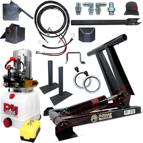3 Ton (PF-310) Dump Trailer Hydraulic Scissor Hoist Kit (6,000 lb) | Standard Kit | Hydraulic Dump Bed Kit with 12VDC Hydraulic Pump (PF-310-K) in Saudi Arabia