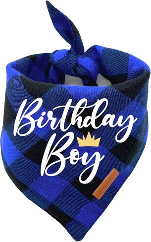 Realeaf Birthday Girl Dog Bandana, Dog Birthday Party Supplies,Premium Durable Fabric, Bandana for Large and Extra Large Dogs (Pink, X-Large) in Saudi Arabia