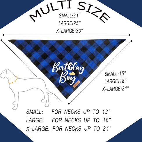 Realeaf Birthday Girl Dog Bandana, Dog Birthday Party Supplies,Premium Durable Fabric, Bandana for Large and Extra Large Dogs (Pink, X-Large) in Saudi Arabia