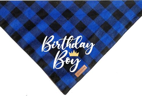 Realeaf Birthday Girl Dog Bandana, Dog Birthday Party Supplies,Premium Durable Fabric, Bandana for Large and Extra Large Dogs (Pink, X-Large) in Saudi Arabia