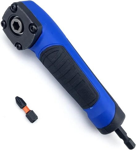 Right Angle Attachment Electric Screwdriver Repair 90 Degree Corner Device Screwdriver Socket Adapter Drill Bit Corner Adapter(Light Yellow) in Saudi Arabia