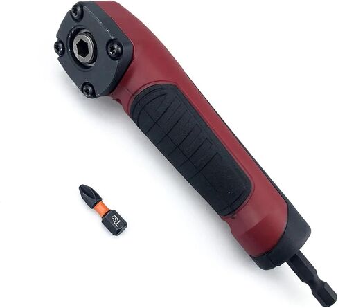 Right Angle Attachment Electric Screwdriver Repair 90 Degree Corner Device Screwdriver Socket Adapter Drill Bit Corner Adapter(Light Yellow) in Saudi Arabia