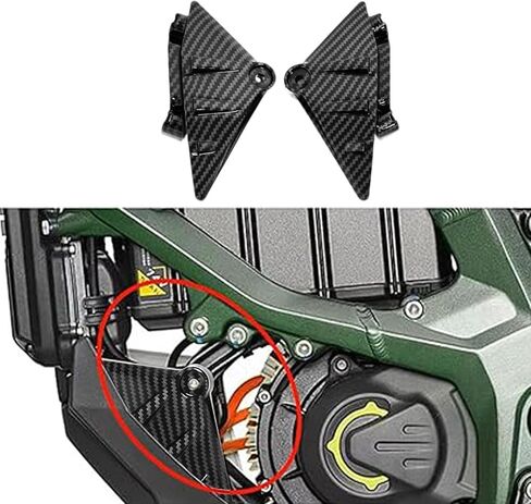 Headlight Cover for Surron Ultra Bee, Motorcycle Mudguard Fender, Imitate Carbon Fiber Windshield for Sur Ron Electric Dirt Bike (Water transfer glossy) in Kuwait