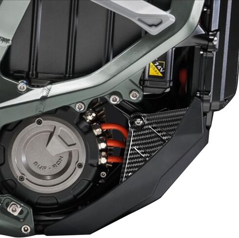 Headlight Cover for Surron Ultra Bee, Motorcycle Mudguard Fender, Imitate Carbon Fiber Windshield for Sur Ron Electric Dirt Bike (Water transfer glossy) in Kuwait