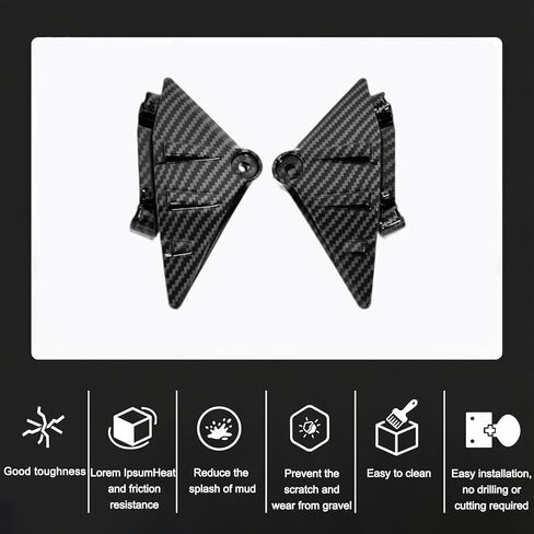 Headlight Cover for Surron Ultra Bee, Motorcycle Mudguard Fender, Imitate Carbon Fiber Windshield for Sur Ron Electric Dirt Bike (Water transfer glossy) in Kuwait