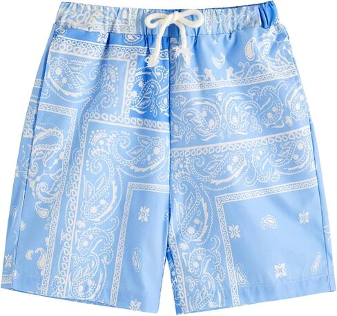 SOLY HUX Boys Boho Paisley Print Short Sleeve T Shirt and Shorts Set 2 Piece Outfits in Saudi Arabia