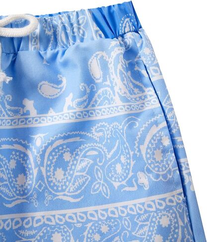 SOLY HUX Boys Boho Paisley Print Short Sleeve T Shirt and Shorts Set 2 Piece Outfits in Saudi Arabia
