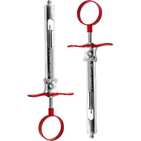 مجموعة من اثنين من المحقنة التخدير الأسنان 1.8 مل من الإفراط الذاتي مع مقبض لون حلقة إصبع واحد ومقاطع نقطة السهم | أدوات طب الأسنان الممتازة الألمانية الفولاذ المقاوم للصدأ (مجموعة من 2 - 1.8 مل - وردي) in Kuwait