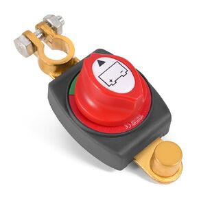 Side Post Battery Disconnect Switch 12V-48V, Car Battery Kill Switch with On/Off Power Cut Off for Automotive, Truck, RV, Marine - 275A Current in Kuwait