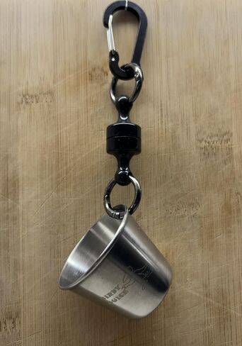 Shot Glass The Ultimate Birdie Celebration Cup - Carabiner Golf Bag Attachment - Magnetic Food Grade Stainless Cup - Easy Cleaning in Saudi Arabia