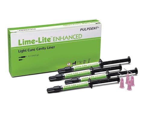 Pulpdent LLE Lime-Lite Enhanced Cavity Liner Universal Light Cure Syringe Kit in Kuwait
